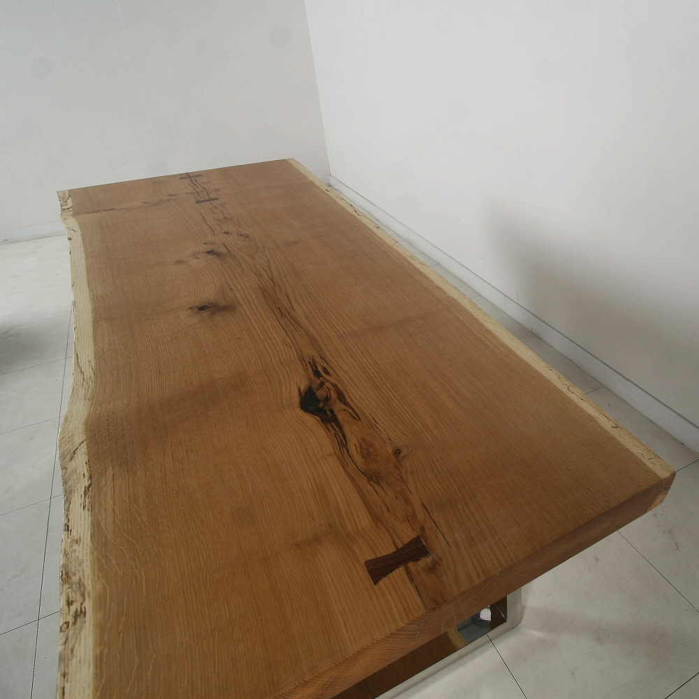 우드슬랩 오크 oak 식탁 테이블 (ORB235S10)
